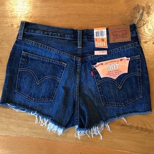 Levi’s 501 original cut denim shorts